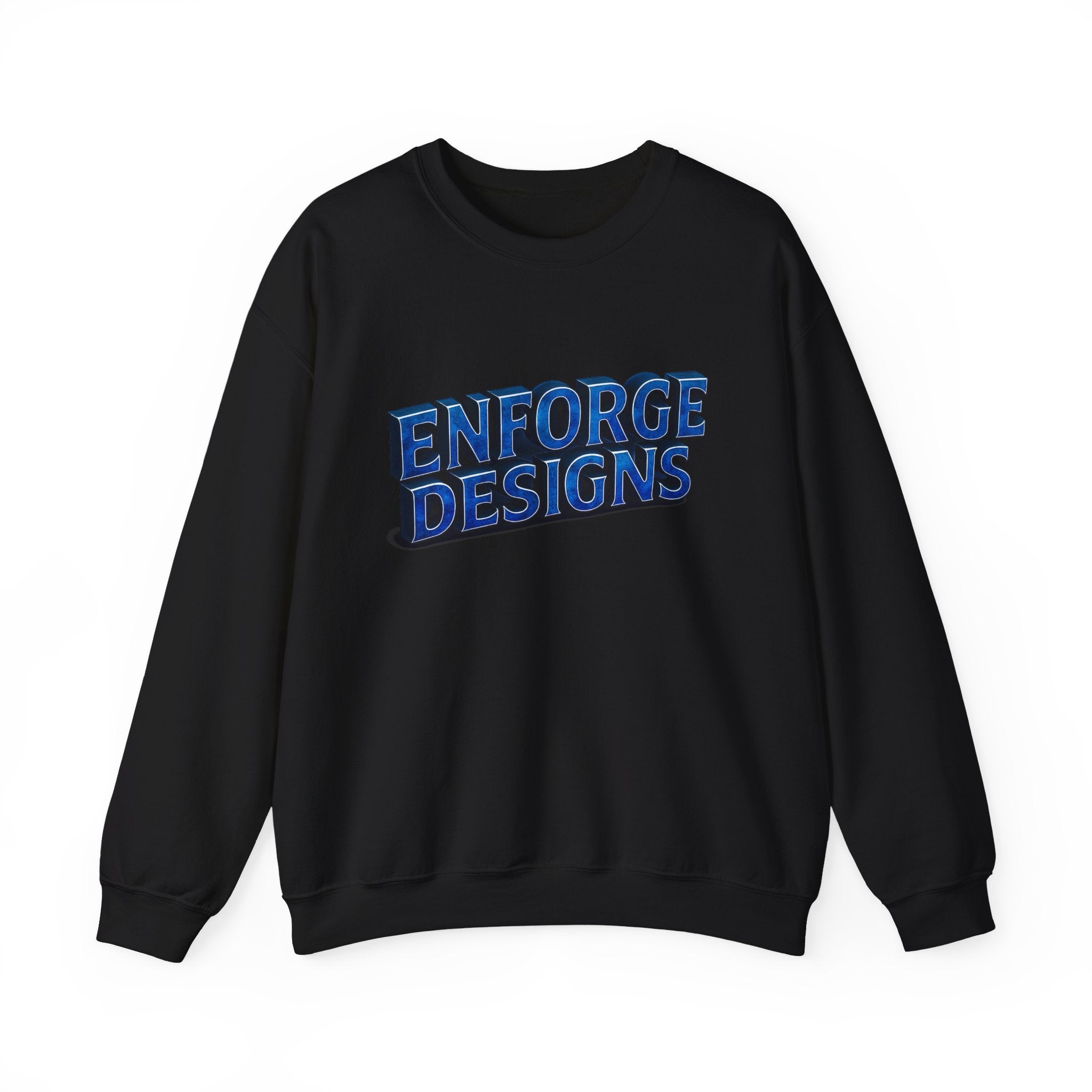 Enforge Designs Blue Neon Logo Sweatshirt