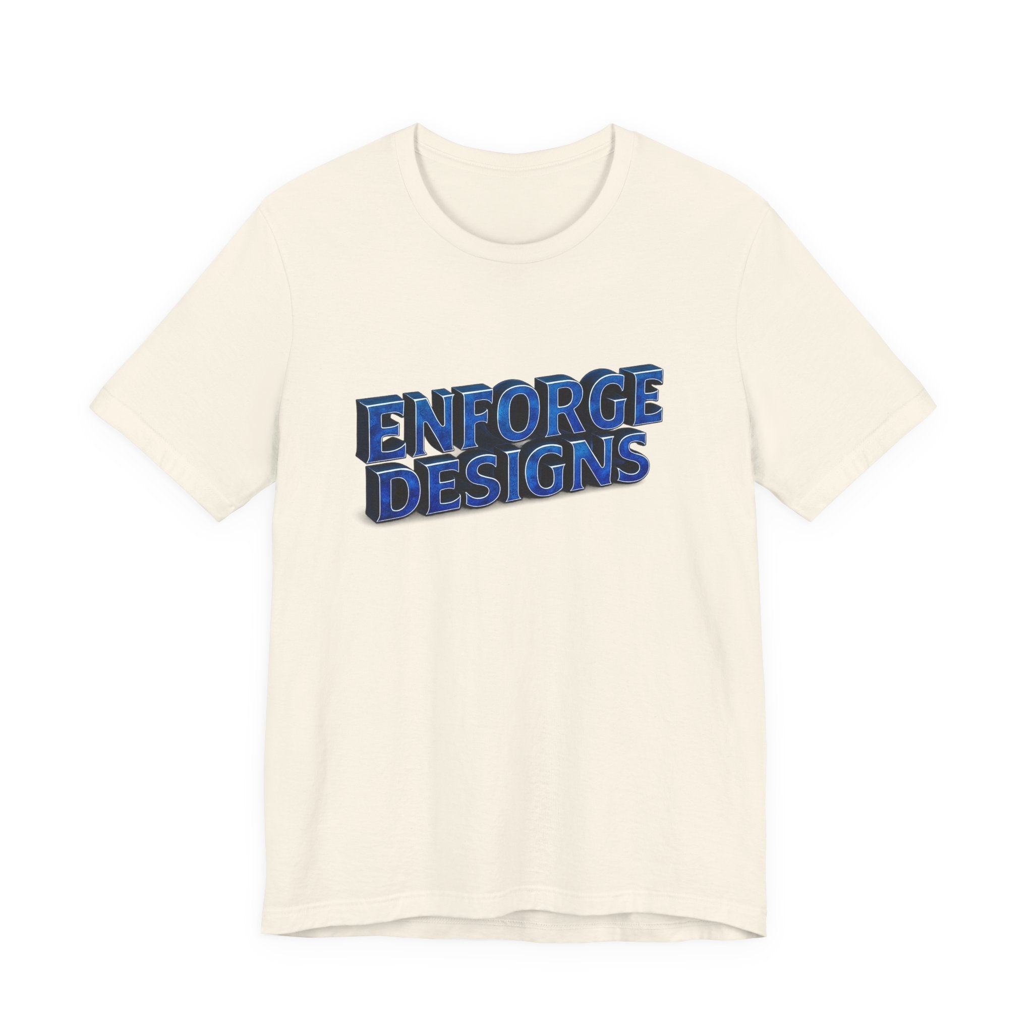 Enforge Designs Blue Neon Logo Tee