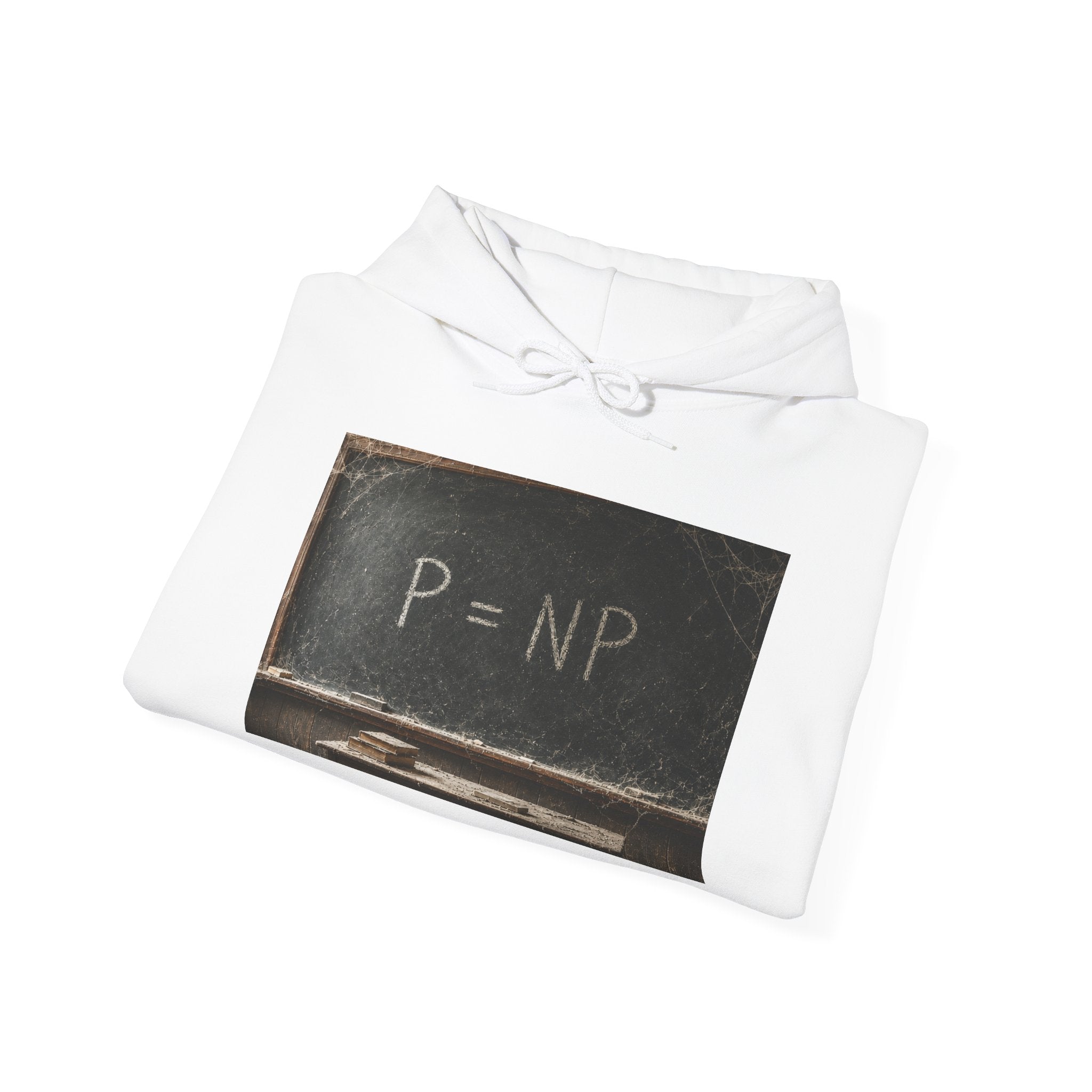 P = NP Hoodie — Vintage Chalkboard Math Puzzle Sweatshirt