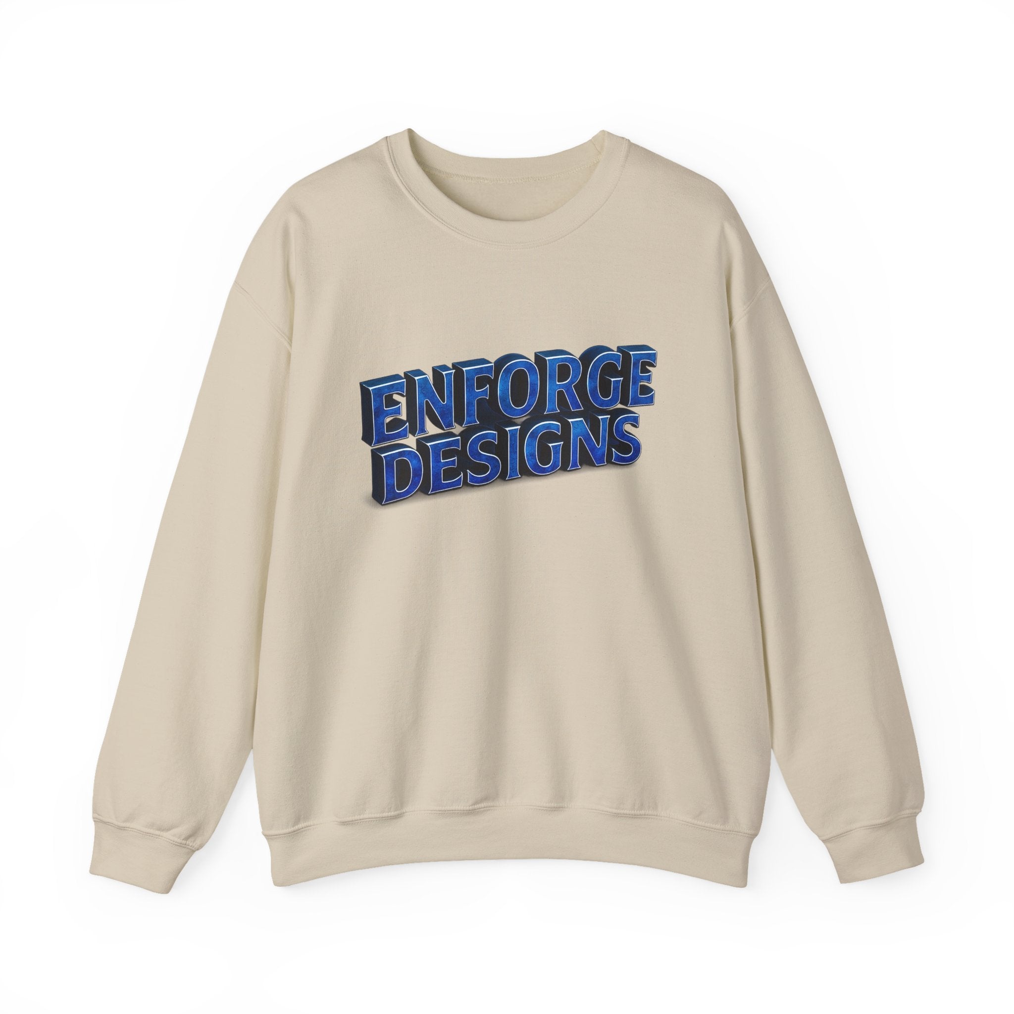 Enforge Designs Blue Neon Logo Sweatshirt
