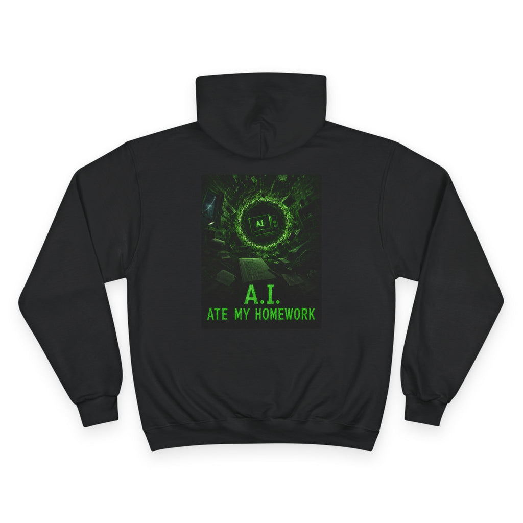 A.I. Ate My Homework Hoodie — Funny Tech Student Pullover