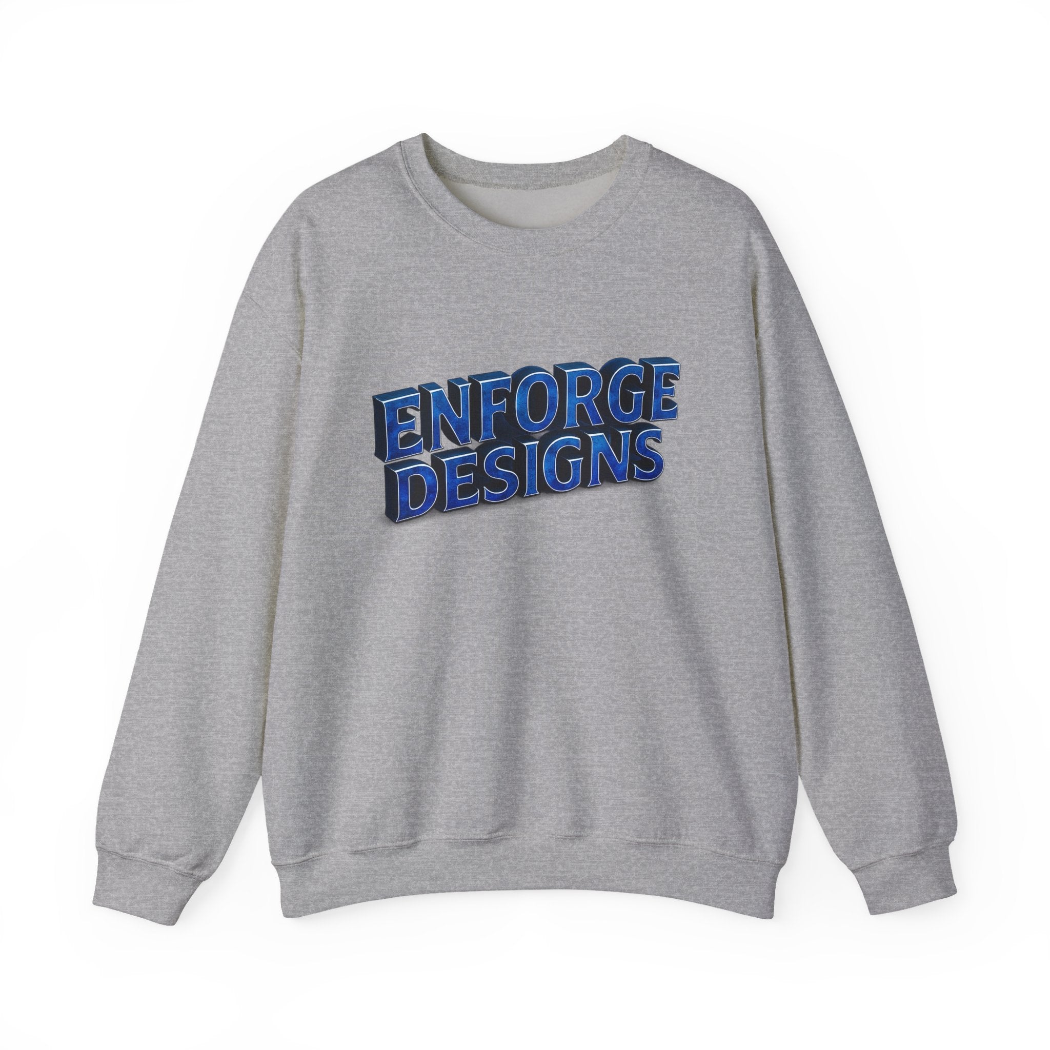 Enforge Designs Blue Neon Logo Sweatshirt
