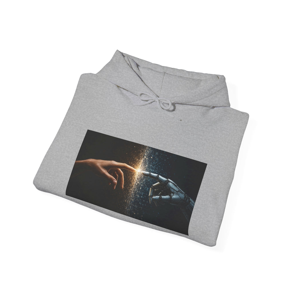 Creation of Worlds Hoodie — Cosmic Touch Graphic Hoodie
