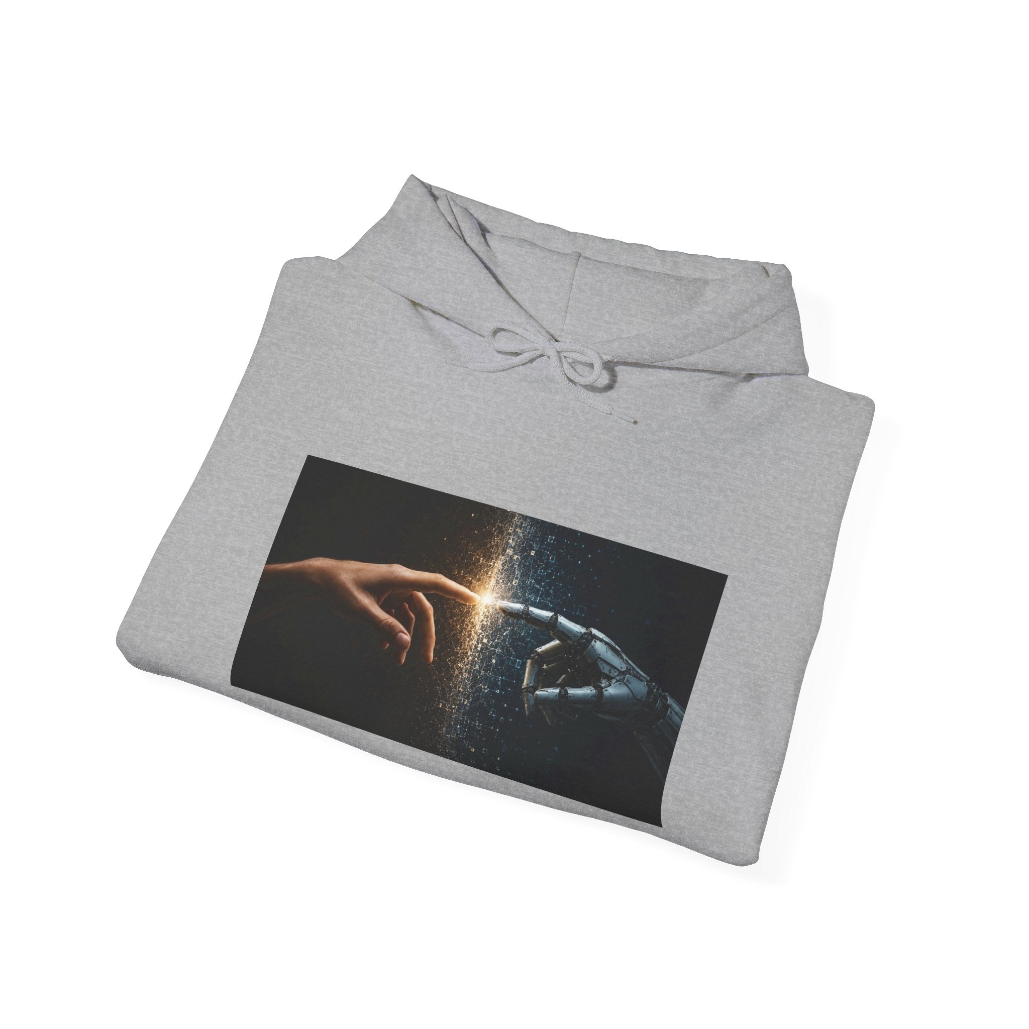 Creation of Worlds Hoodie — Cosmic Touch Graphic Hoodie