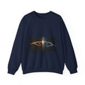 Crewneck Sweatshirt — 'Creation Touch' Sci‑Fi Hands Graphic