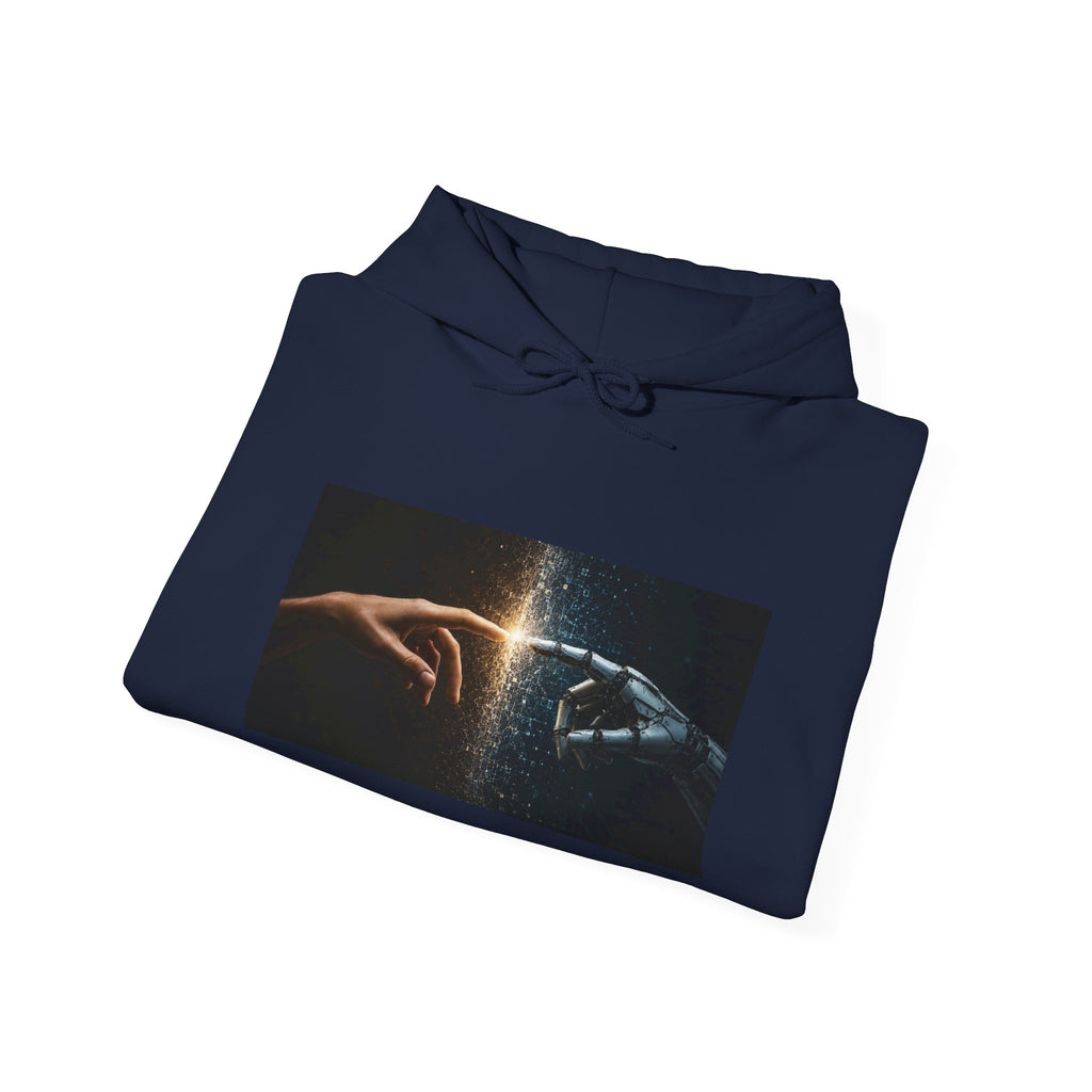Creation of Worlds Hoodie — Cosmic Touch Graphic Hoodie