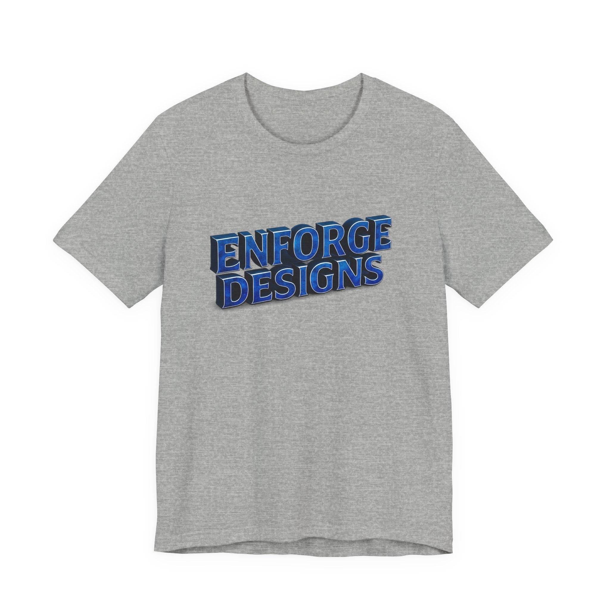 Enforge Designs Blue Neon Logo Tee