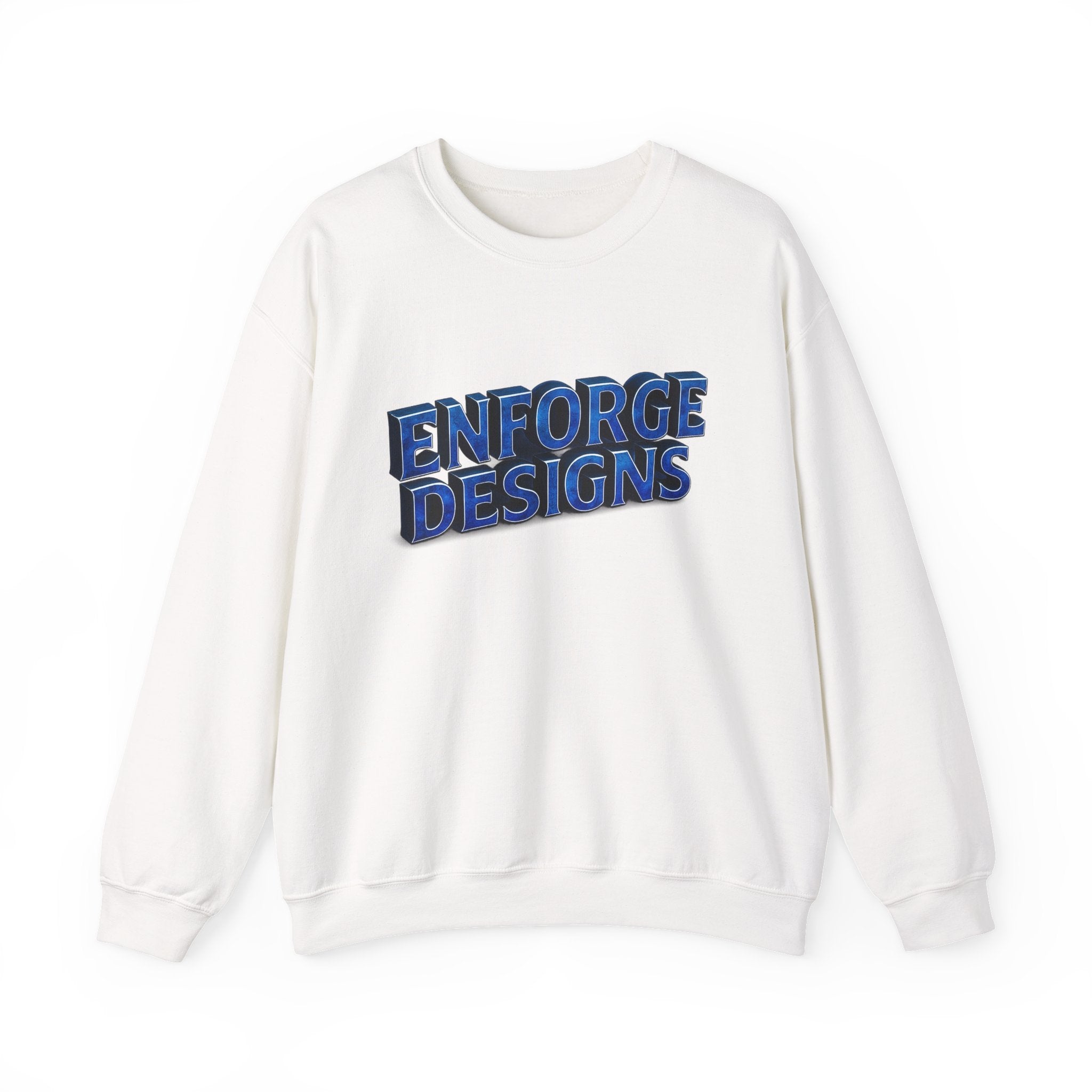 Enforge Designs Blue Neon Logo Sweatshirt