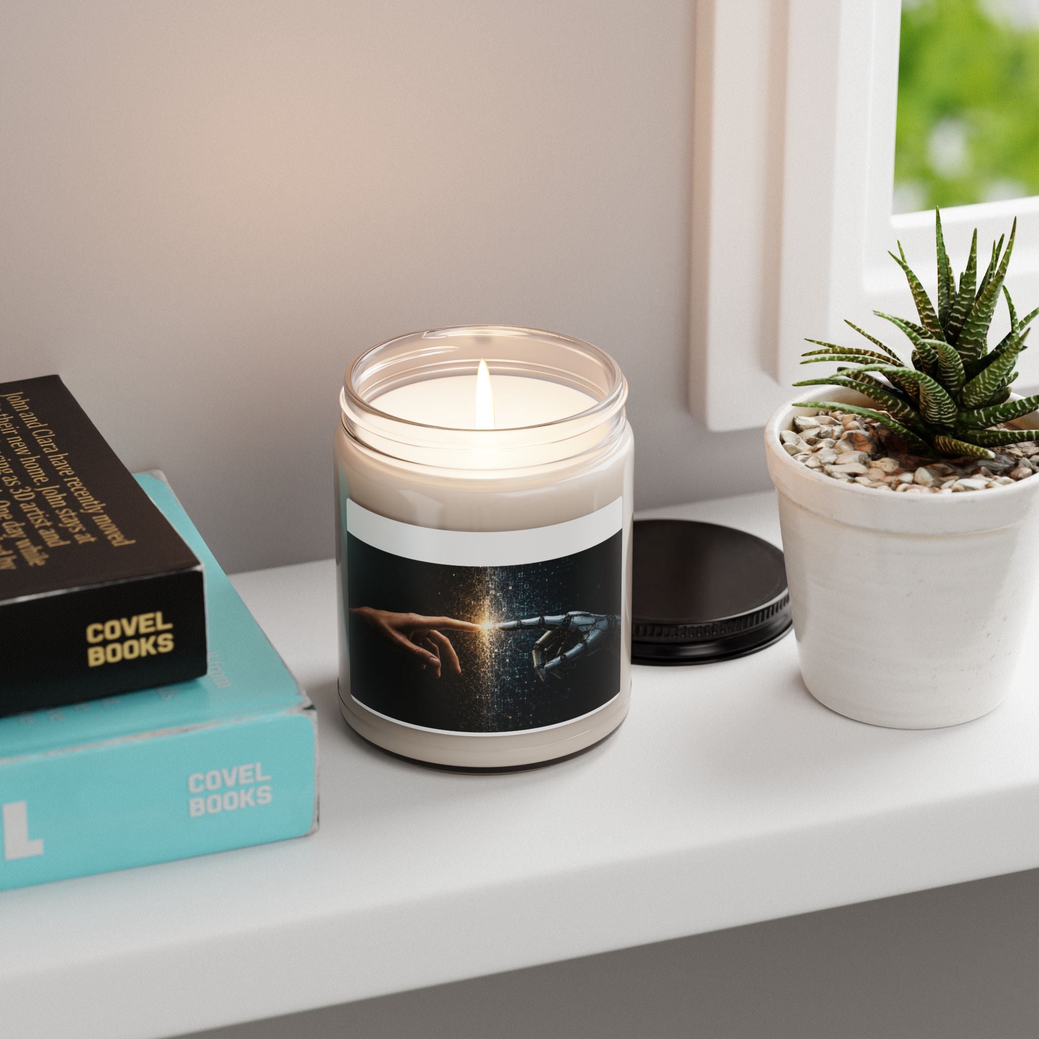 Soy Candle — 'Creation' Art Print | Scented 9oz Soy Candle for Home & Gift