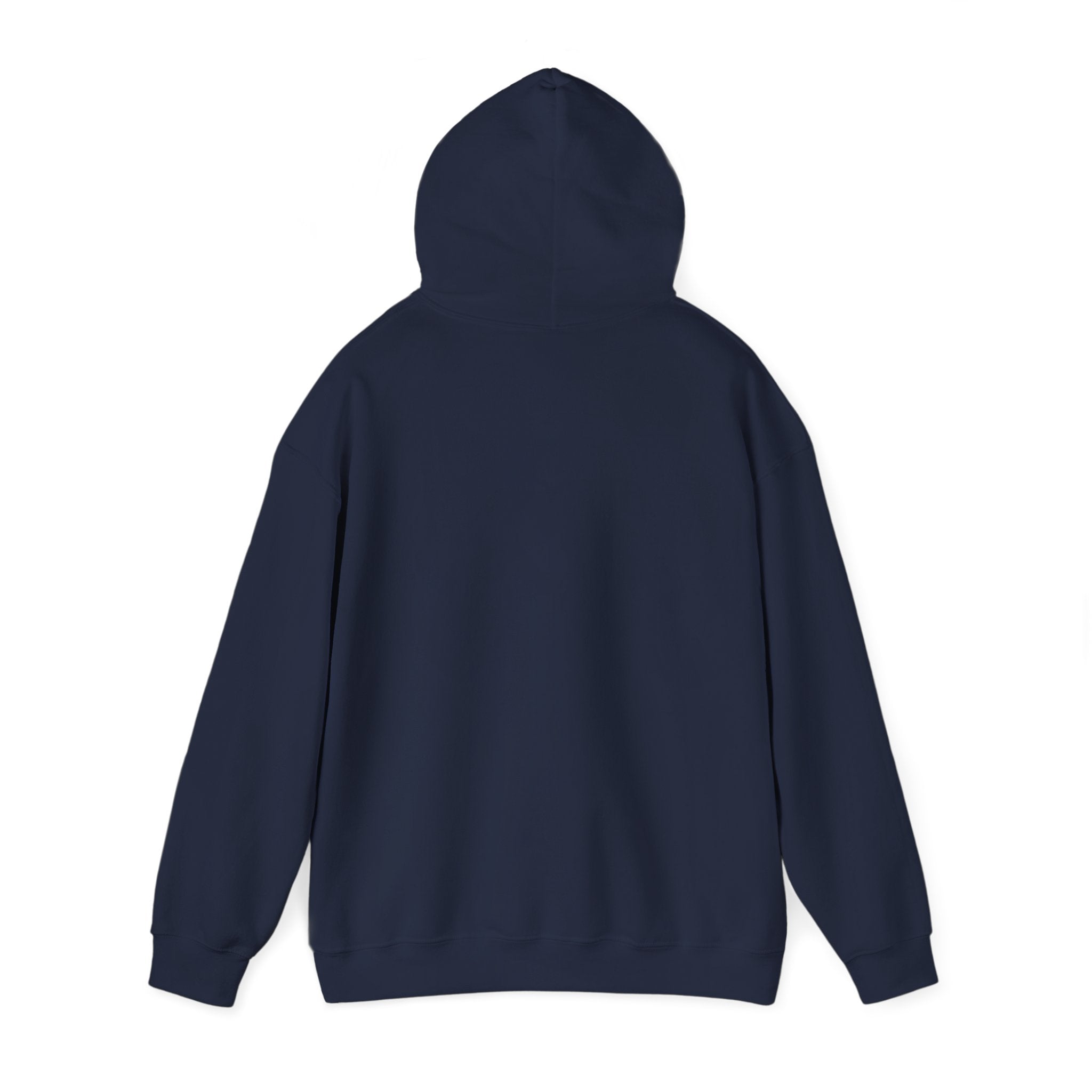Enforge Designs Blue Neon Logo Hoodie — Graphic Streetwear Pullover
