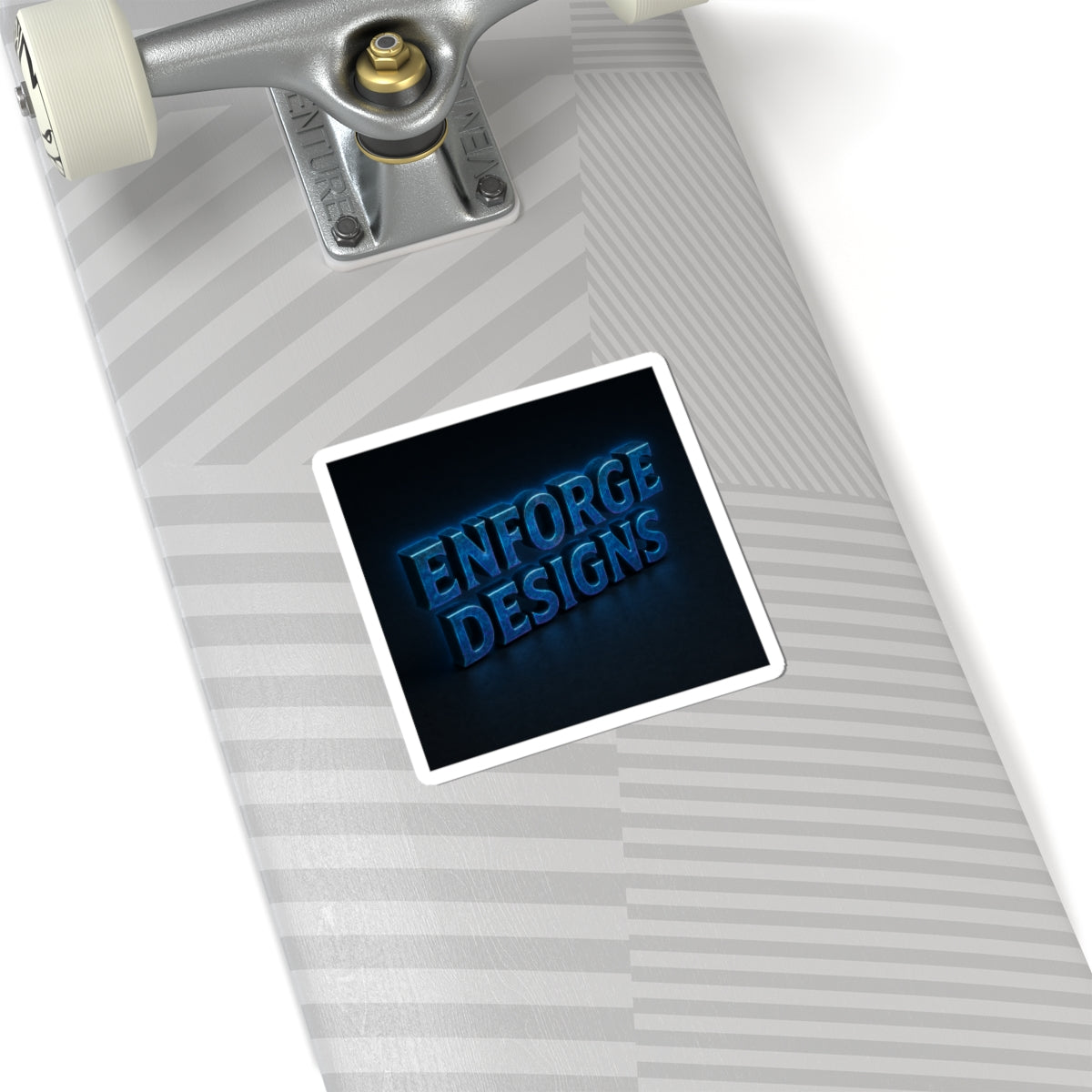 Enforge Designs Neon Logo Sticker
