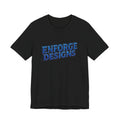 Enforge Designs Blue Neon Logo Tee