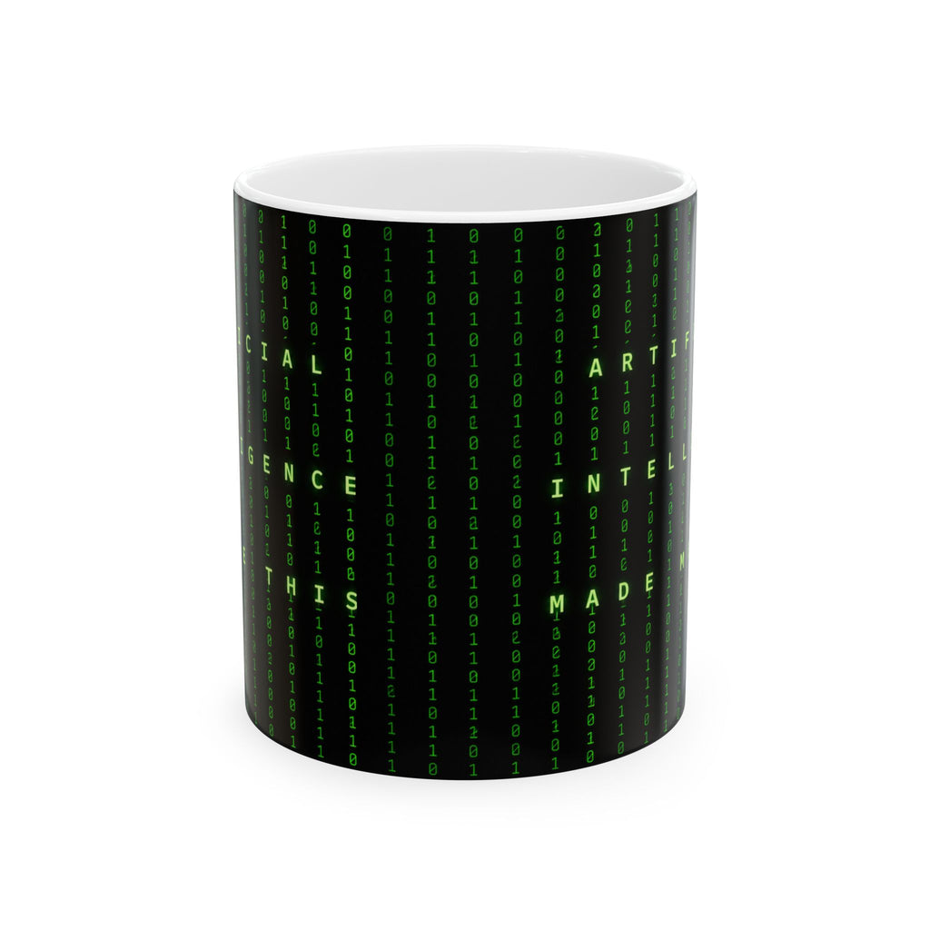 Artificial Intelligence Matrix Code Mug | Ceramic Coffee Cup