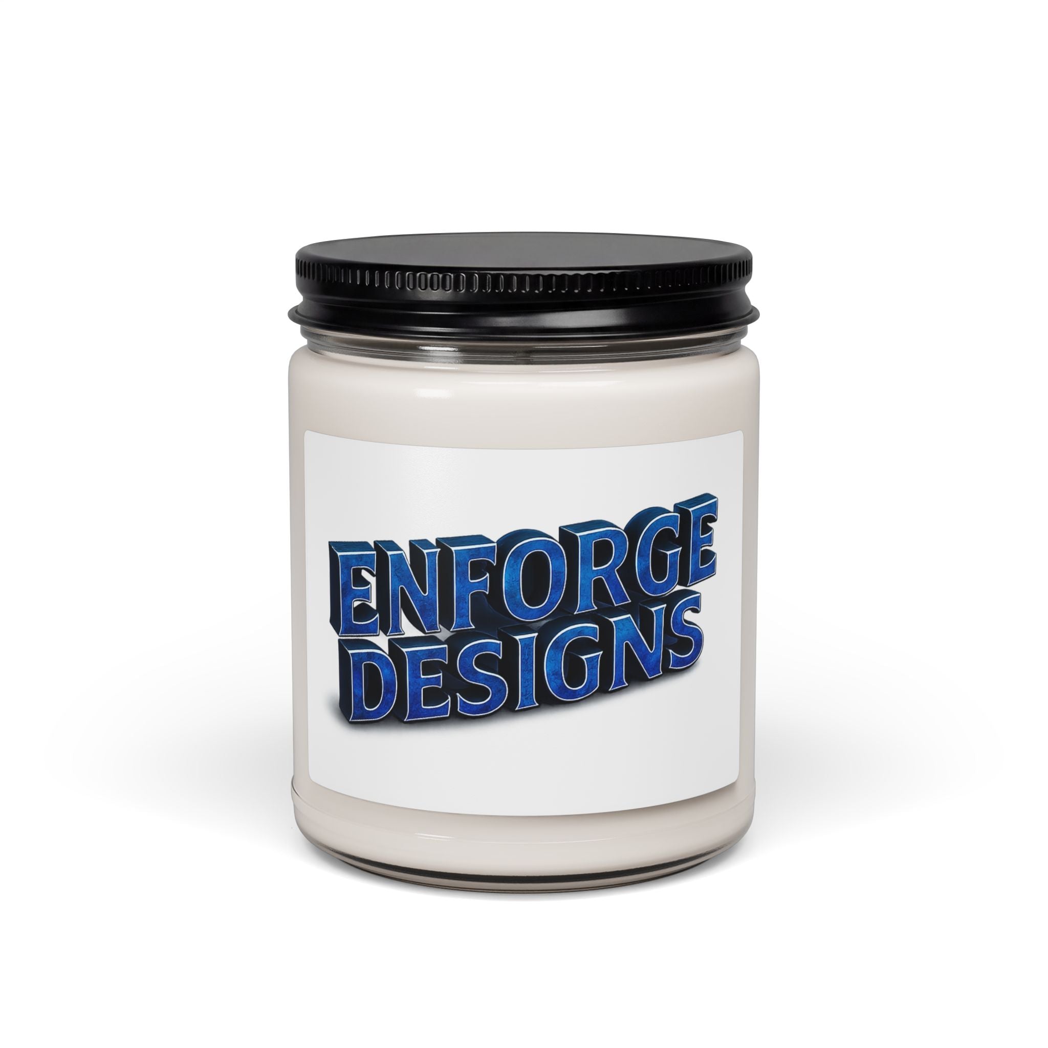 Soy Candle — 'ENFORGE DESIGNS' Branded 9oz Scented Jar