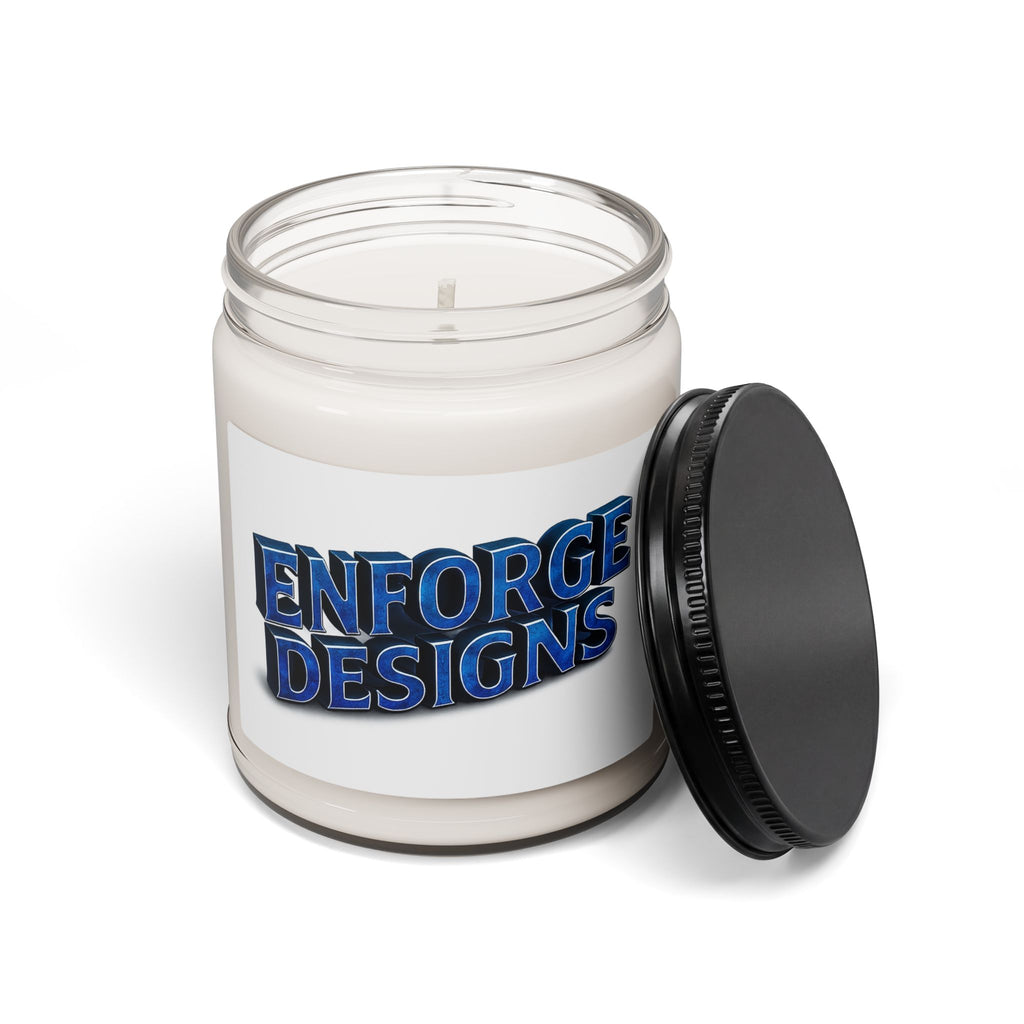 Soy Candle — 'ENFORGE DESIGNS' Branded 9oz Scented Jar